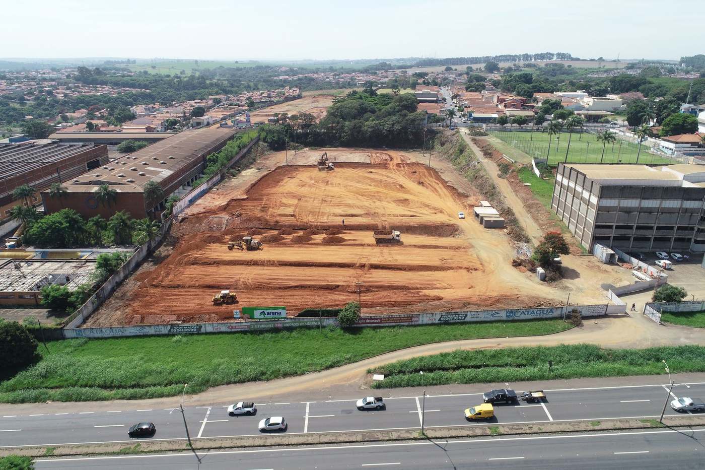 Terraplenagem de grande porte