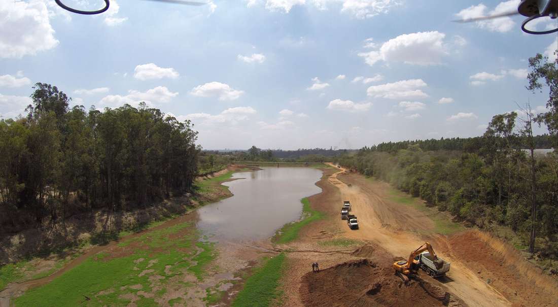 Desassoreamento Represa Recanto II
